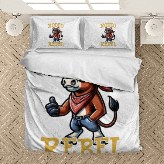 Rodeo Bull Riding Livestock Show Farmer Cattle Bedding Sets