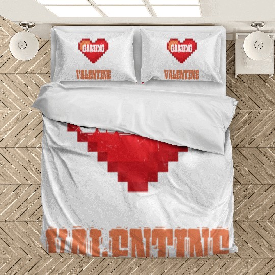 Funny Valentines Day Bedding Sets for Gamers