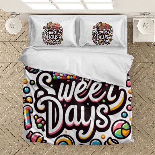 School Bedding Sets, 100 Sweet Days Cute Candies