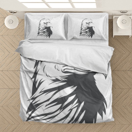 Bald Eagle Silhouette Bedding Sets