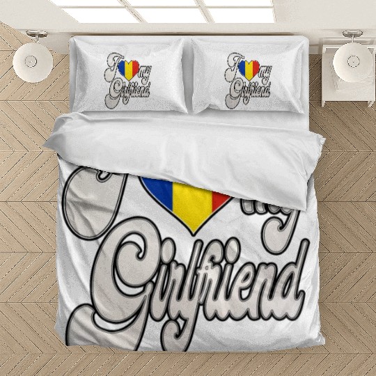 RomaniaI Love My Romanian Girlfriend Bedding Sets