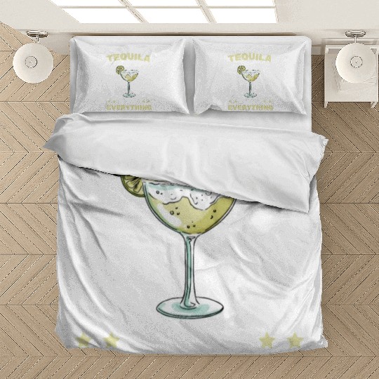 Tequila Fixes Everything Alcohol Cinco De Mayo Bedding Sets