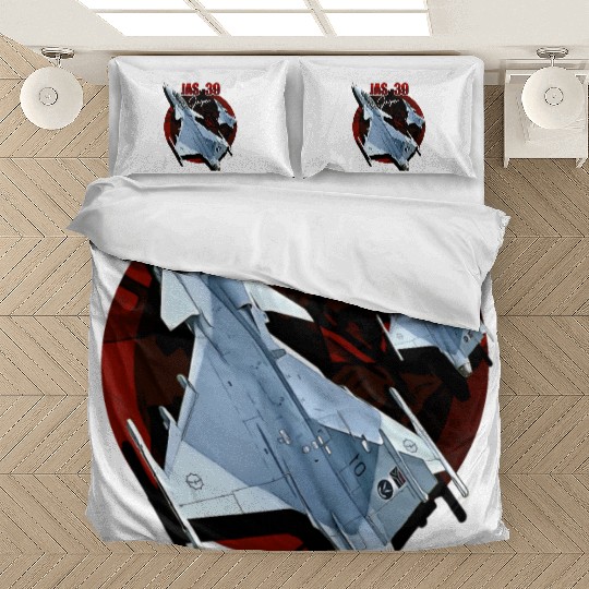 Saab JAS39 Gripen Swedish Fighterjet Aircraft Bedding Sets