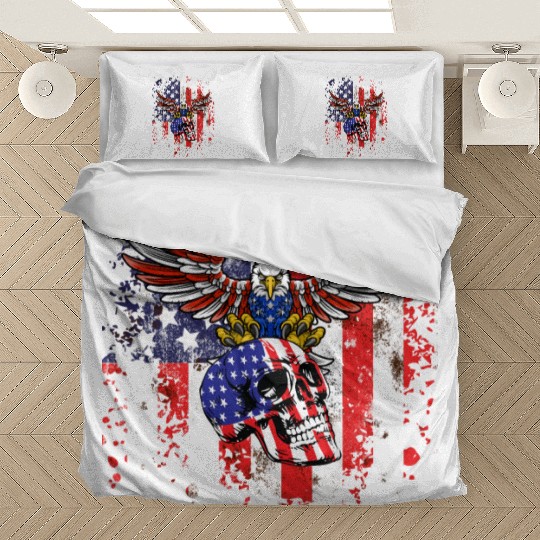 American eagle skull Bedding Sets