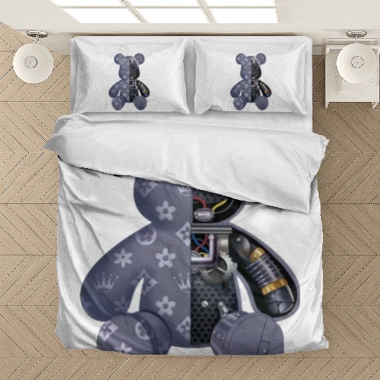 Contemporary Robot Bear Bedding Sets