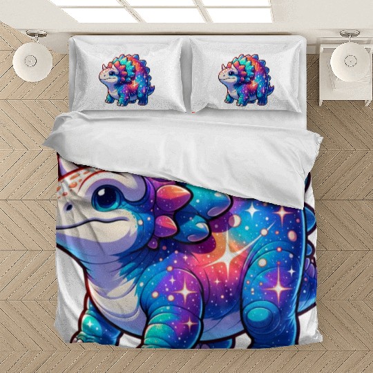 Cute Galaxy Ankylosaurus Bedding Sets