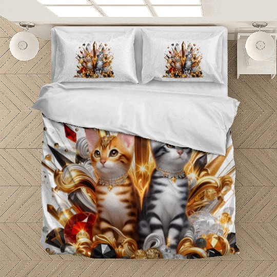 Bengal Kittens Beautiful Asian Cat Bedding Sets