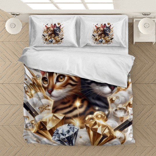 Fabulous Bengal Kittens Bedding Sets