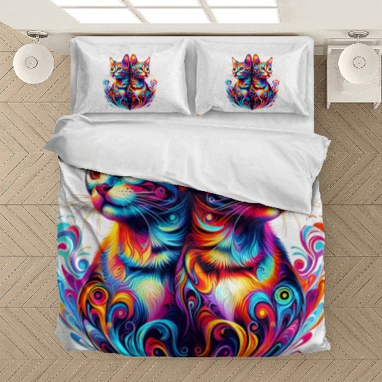 Bengal Kittens Colorful Cats Bedding Sets