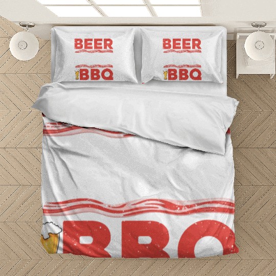 Beer and BBQ - BBQ Barbeque Bedding Sets