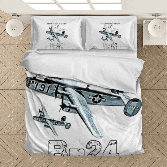 B24 Liberator The Flying Coffin WW2 Heavy Bomber A Bedding Sets