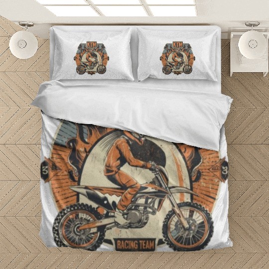 ktm racing team Bedding Sets