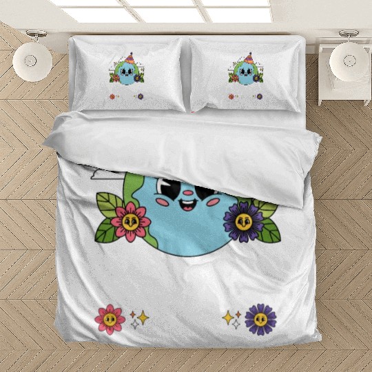 Earth Day Is My Birthday Funny Planet Nature Bedding Sets