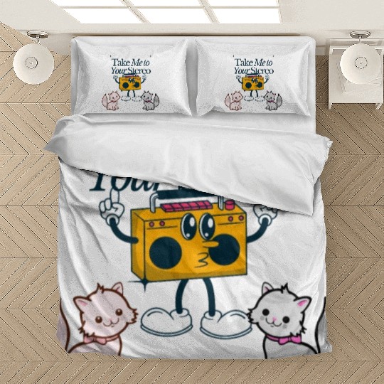 take me to your stereo Bedding Sets