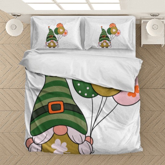 Lucky Irish girl gnome Bedding Sets