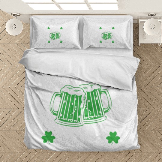 Green Beer St Patrick s Day Bedding Sets