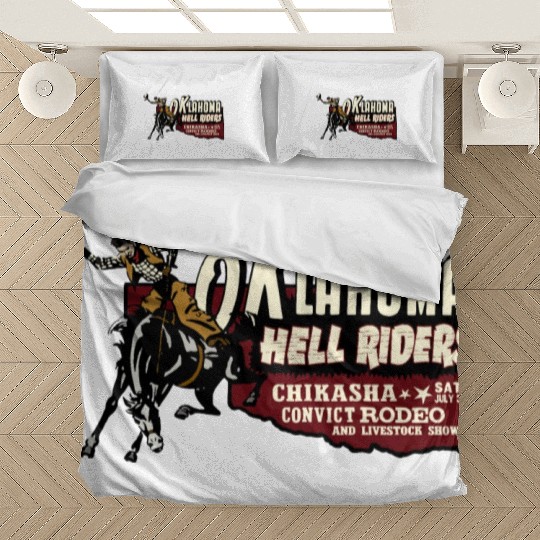 Vintage Convict Rodeo Oklahoma Bedding Sets