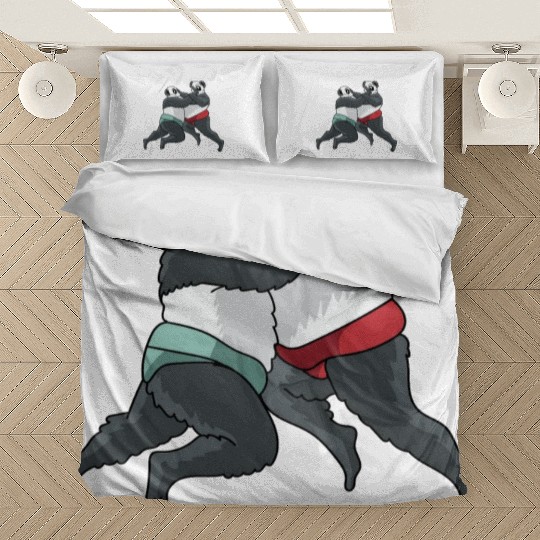 Panda Wrestler Pun Maker Gift Bedding Sets