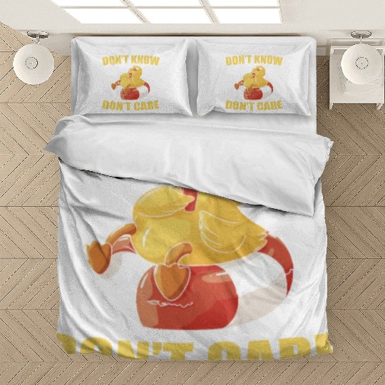 Duck Goose Geese Funny Dont Know Dont Care Bedding Sets