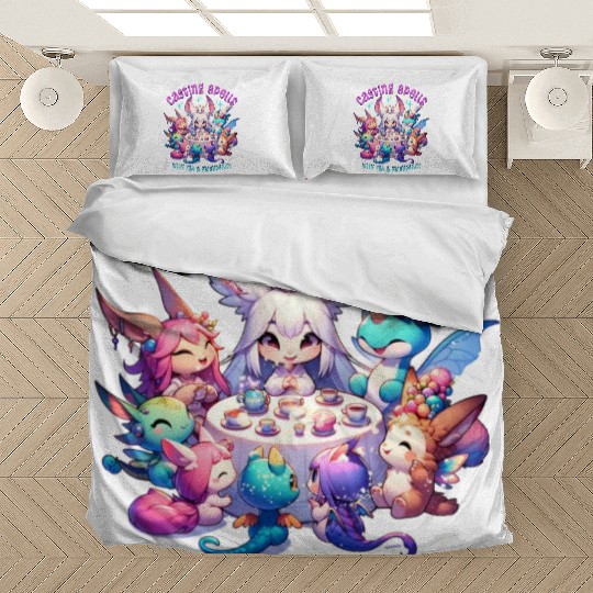Casting spells with friendship & tea Bedding Sets