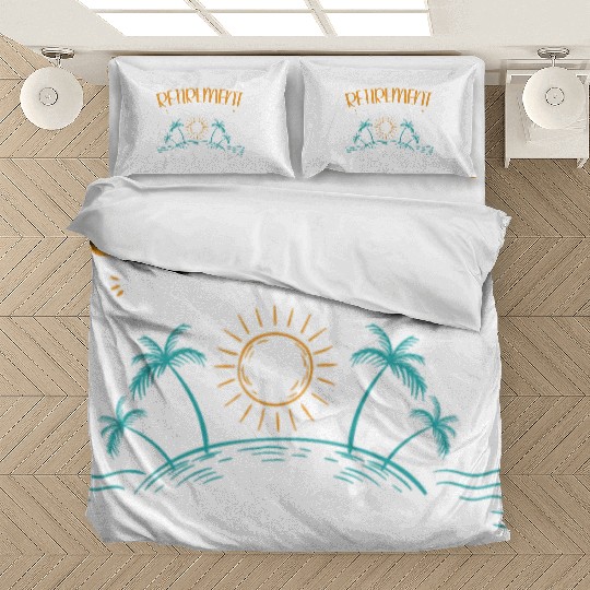 2024 Retirement Countdown Beach Bedding Sets