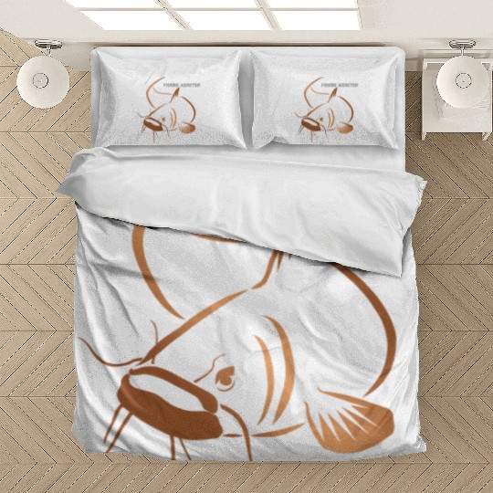 Catfish Fishing Addicted Bedding Sets