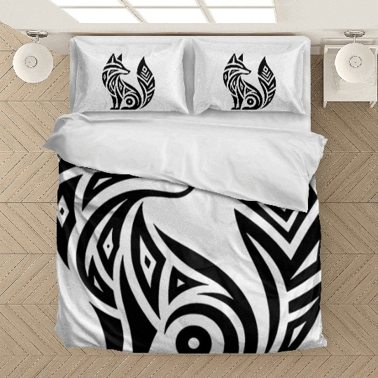 Smart Fox In T Tattoo Style Bedding Sets