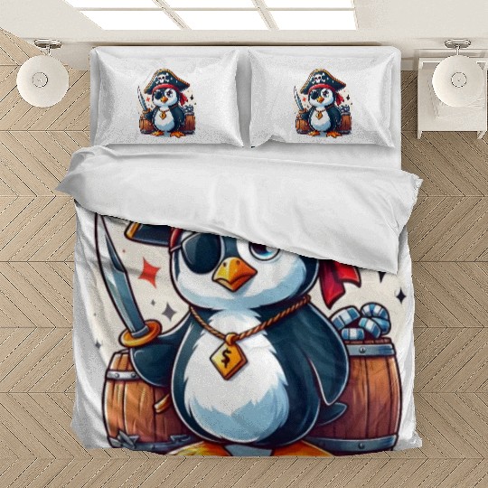 Pirate Penguin Adventure Bedding Sets