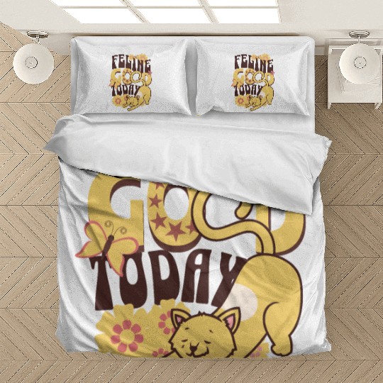feeling good cat Bedding Sets