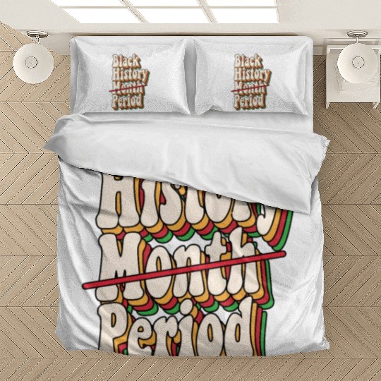 Black History Month Period African American Pride Bedding Sets