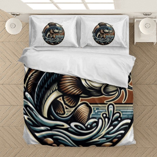 Flathead Catfish Fishing Bedding Sets