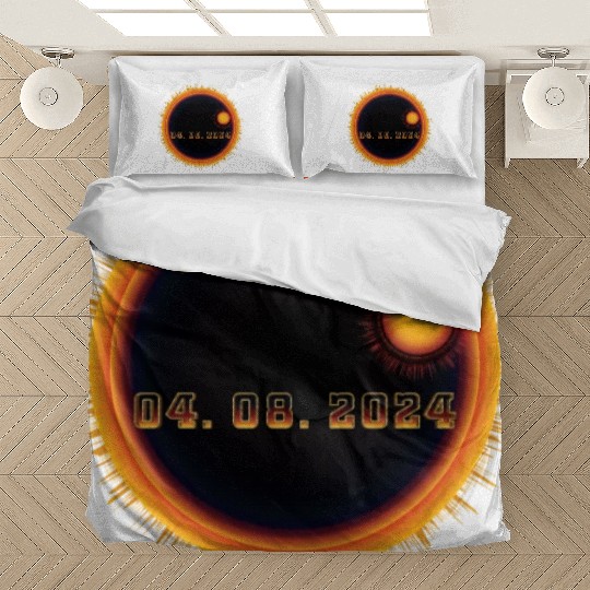 April 08 2024 Solar Eclipse - Science Bedding Sets