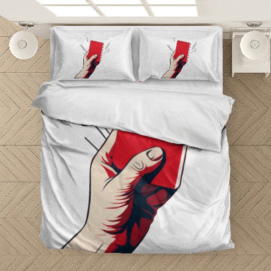 Soccer Red Card Bedding Sets