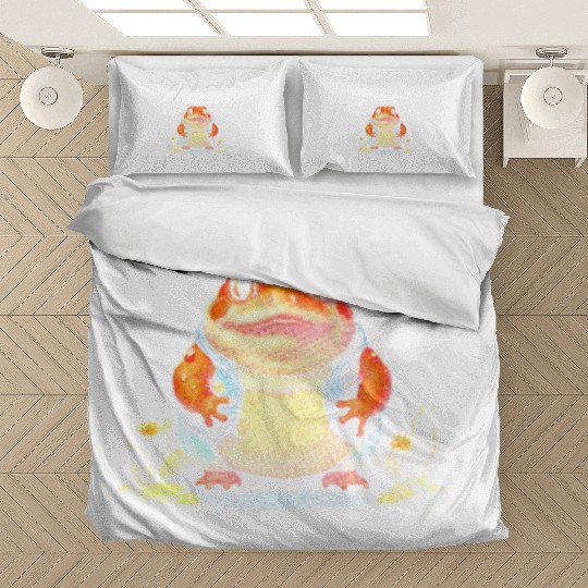 I love my husband and her ugly toad Herpetologist Bedding Sets