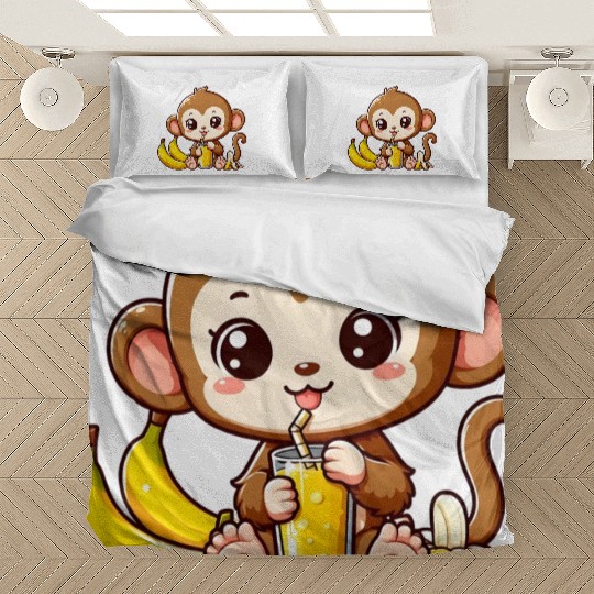 Monkey Business: Banana Juice Break Bedding Sets