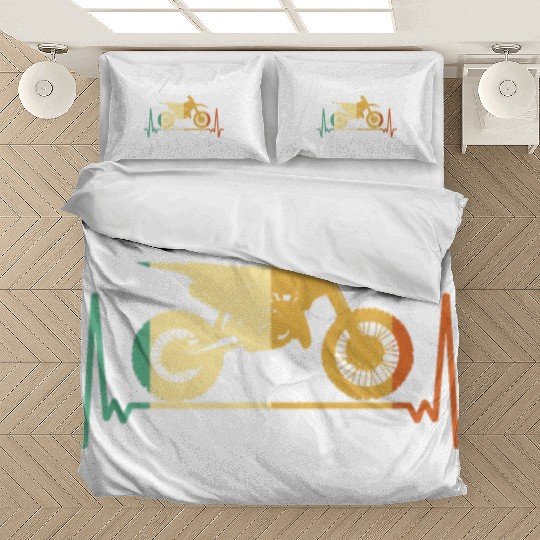 Dirt Bike Mx Motocross Supermoto Ekg Bedding Sets