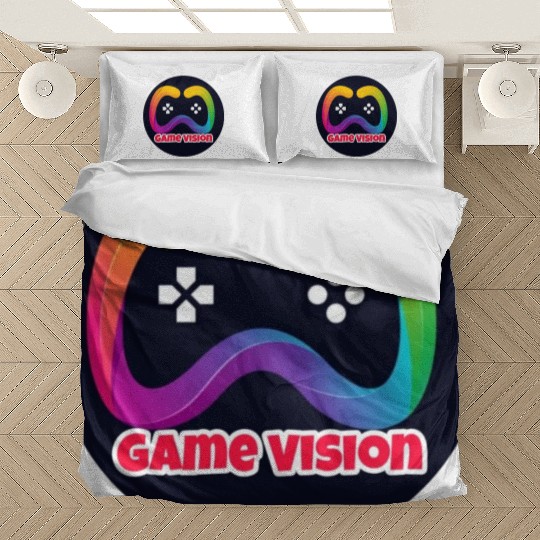 Game Vision Official YouTube Channel Logo Bedding Sets