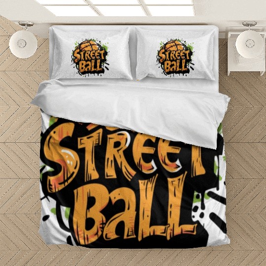 design a illustration street basketball Bedding Sets