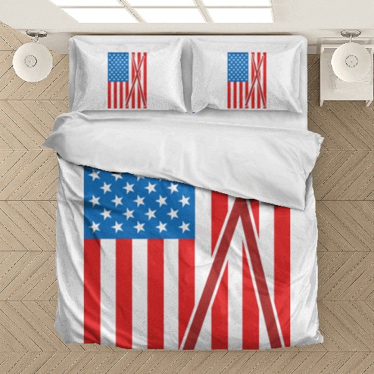 Patriotic US Drummer Bedding Sets