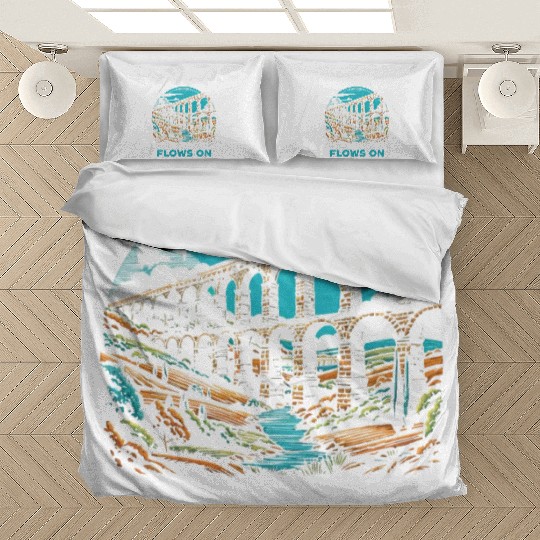 Roman Aqueducts Roman Engineering Ancient Rome Bedding Sets