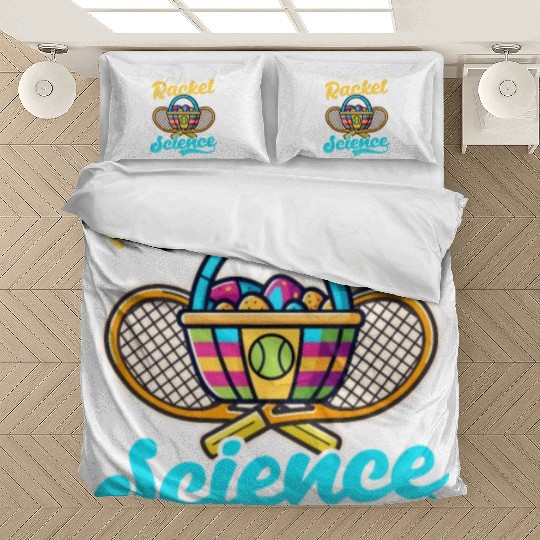 Tennis Easter Racket Science Bedding Sets