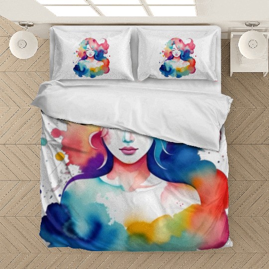 Color splash zodiac: Virgo Bedding Sets