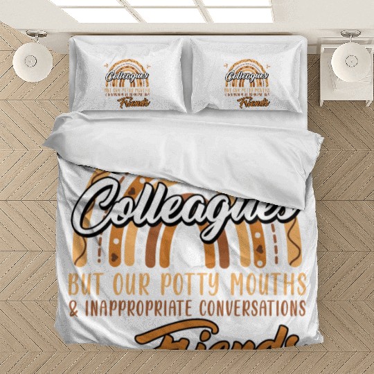 Retirement Start Work made Us Colleagues Bedding Sets