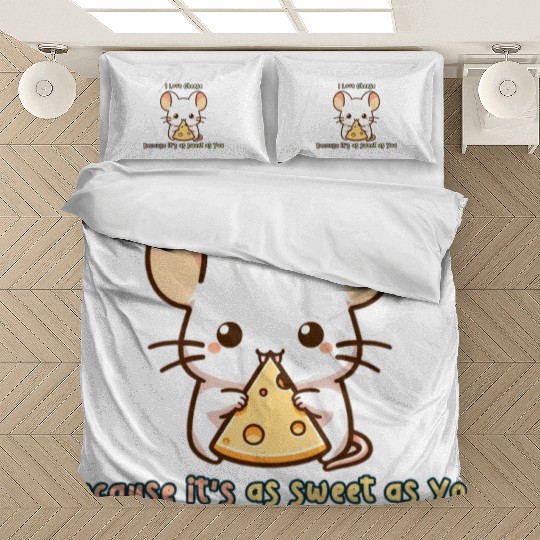 I Love Cheese, Cause its as Sweet as You Bedding Sets