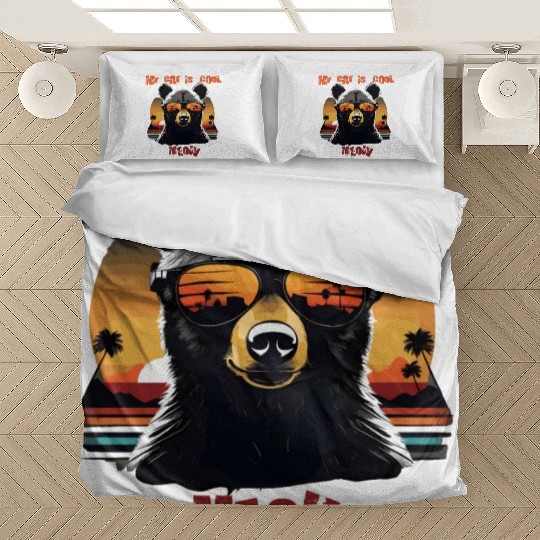 my cat is a bear design Bedding Sets