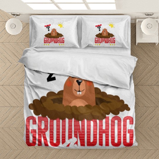 Groundhog Bedding Sets, Groundhog Crew Predicting Spring