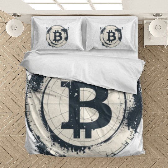 Happy Pi day 3.14 Math Teacher Crypto Bitcoin Bedding Sets