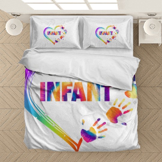 Infant Teacher Appreciation Tie Dye Bedding Sets