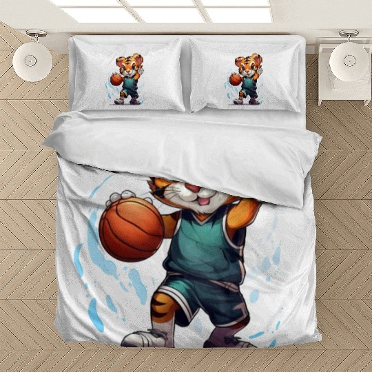 Tiger basketball Bedding Sets