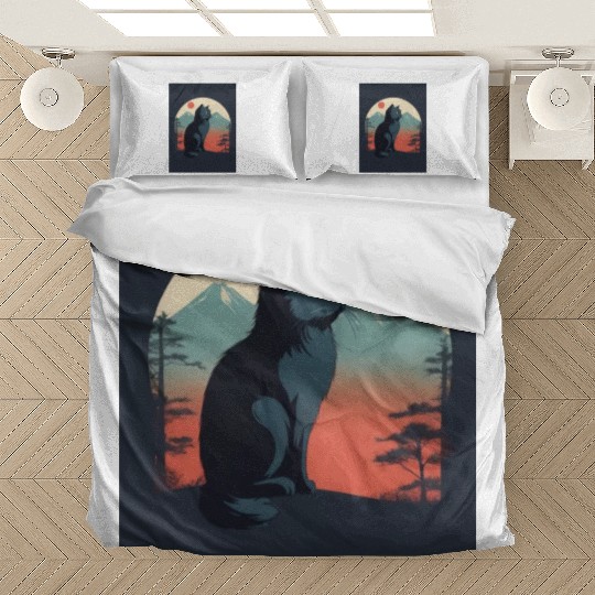 Persian Cat 1 - Japanese Retro Art Bedding Sets